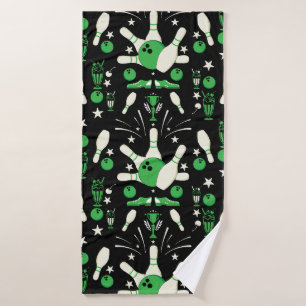 Ten Pin Bowling Home Decor Bath Towel