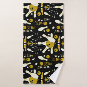 Ten Pin Bowling Home Decor Bath Towel