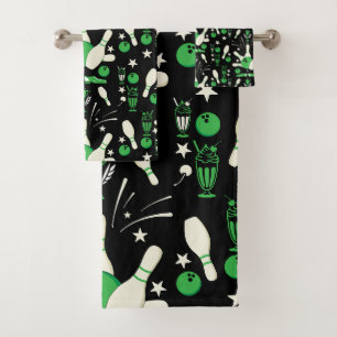 Ten Pin Bowling Home Decor Bath Towel Set