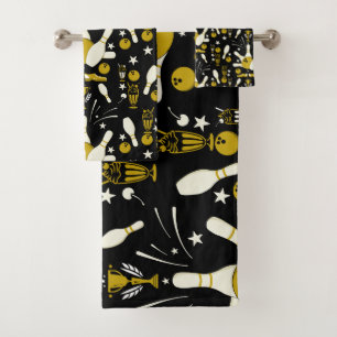 Ten Pin Bowling Home Decor Bath Towel Set