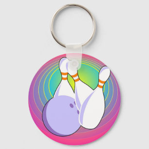 Ten Pin Bowling Key Ring