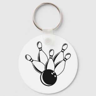 Ten Pin Bowling Key Ring