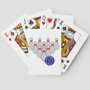Ten Pin Bowling Playing Cards