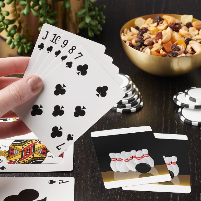 Ten Pin Bowling Strike Playing Cards (Creator Uploaded)