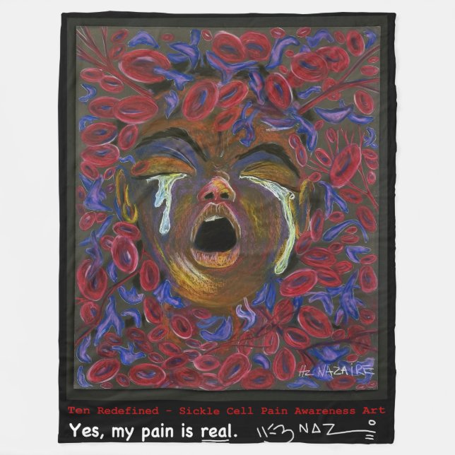 Ten Redefined - Fleece Blanket, Blanket (Front)