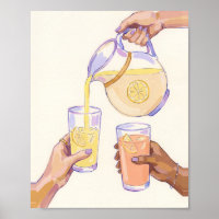 Ten Toasts Art No. 3 Vintage Painting