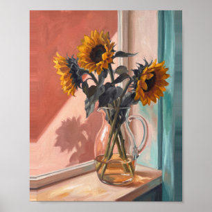 Ten Windows Art No. 4 Vintage Painting Poster