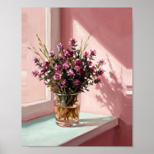 Ten Windows Art No. 6 Vintage Painting Poster
