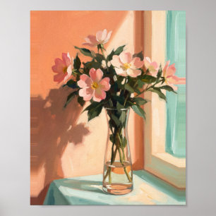 Ten Windows Art No. 8 Vintage Painting Poster