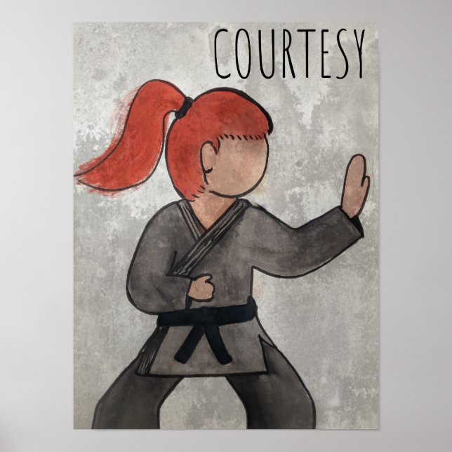 Tenants of Martial Arts - Courtesy Poster (Front)