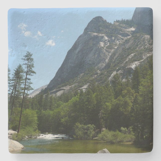 Tenaya Creek in Yosemite National Park Stone Coaster (Front)