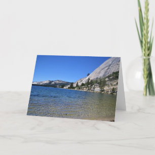 Tenaya Lake, Tuolumne Meadows, Yosemite, CA Card