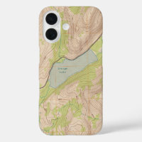 Tenaya Lake, Yosemite Topographic Map