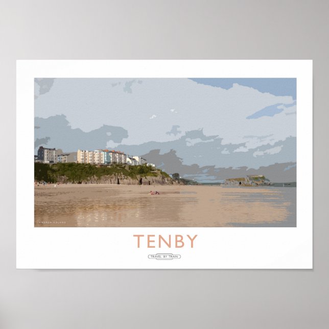 Tenby Railway Poster (Front)