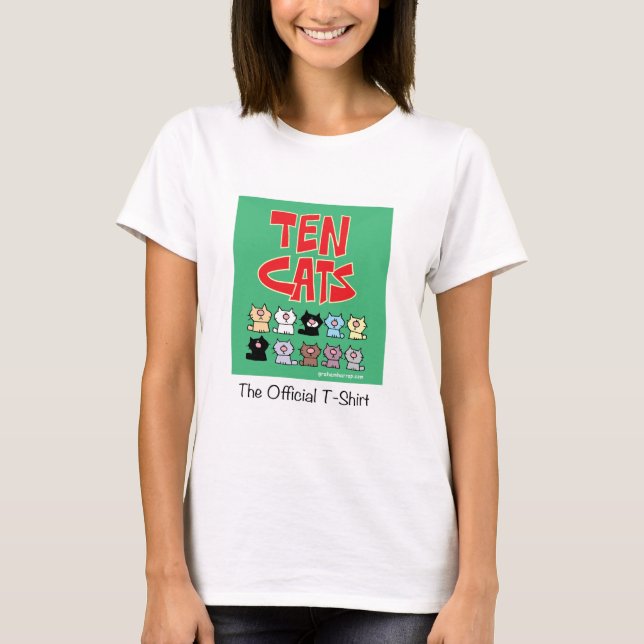 TenCats - the Official T-Shirt (Front)