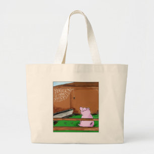 Tender and Juicy Charlotte's Web Cartoon Large Tote Bag
