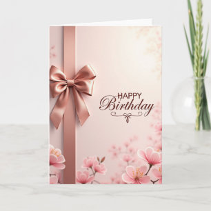 Tender Birthday Ribbon Card