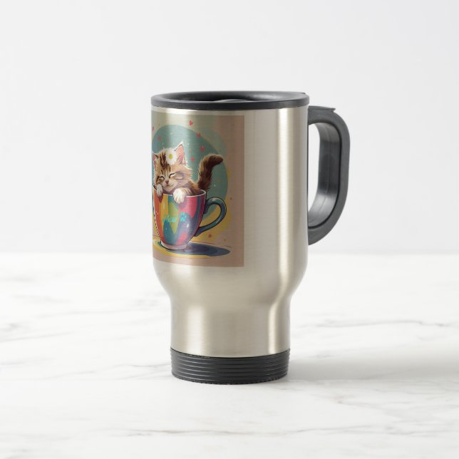tender cat travel mug (Front Right)