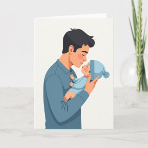 Tender Fathers Day Embrace Card