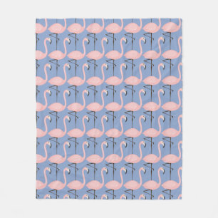 Tender Flamingo Pattern Fleece Blanket