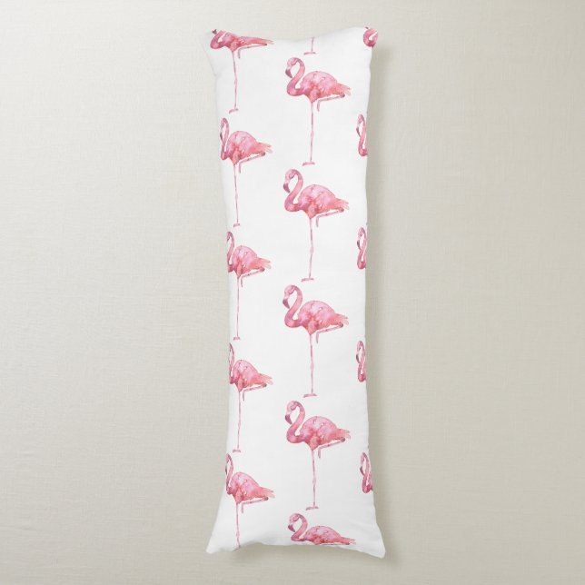 Tender Flamingo Series Design 1 Body Cushion (Front Vertical)