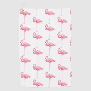 Tender Flamingo Series Design 1 Golf Towel