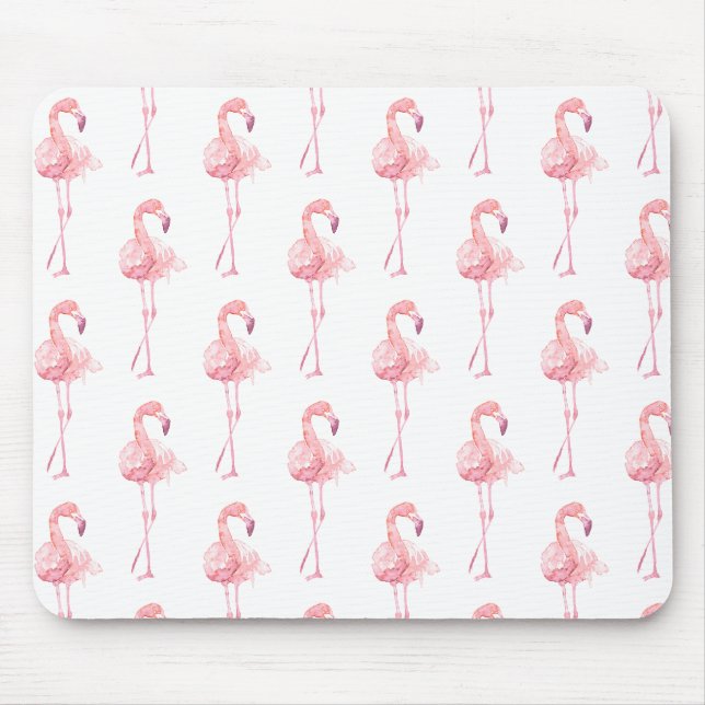 Tender Flamingo Series Design 2  Mouse Mat (Front)