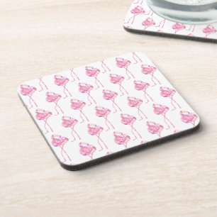 Tender Flamingo Series Design 3 Beverage Coaster