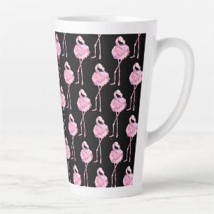Tender Flamingo Series Design 3 Latte Mug