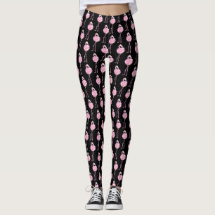 Tender Flamingo Series Design 3 Leggings