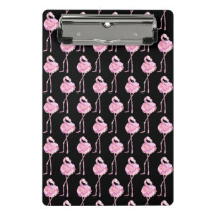 Tender Flamingo Series Design 3 Mini Clipboard