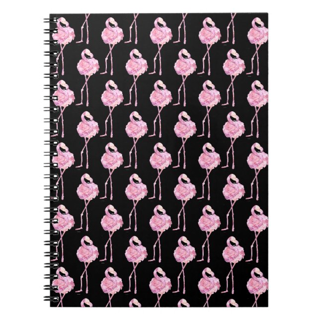 Tender Flamingo Series Design 3  Notebook (Front)