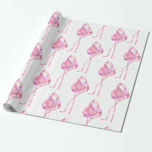 Tender Flamingo Series Design 3  Wrapping Paper
