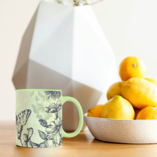 Tender  Green  Butterflies Mug