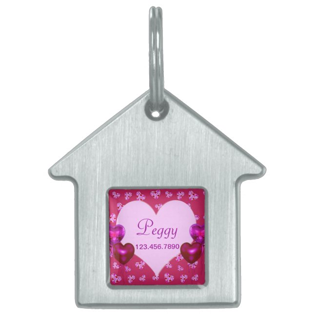 Tender Hearts Pet Tag (Front)