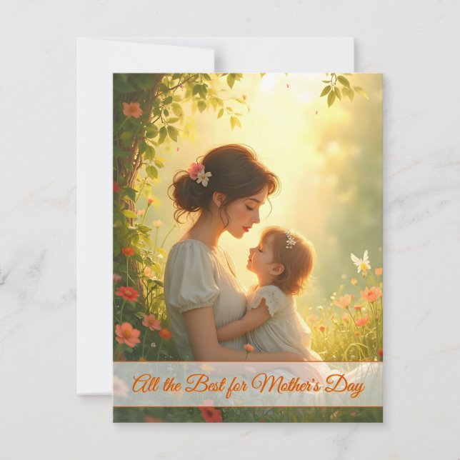 Tender Motherly Love in Blooming Light (Front)