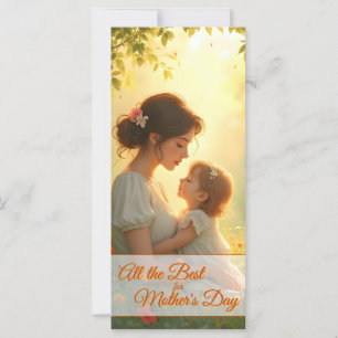 Tender Motherly Love in Blooming Light