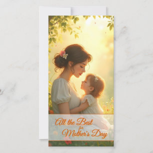 Tender Motherly Love in Blooming Light