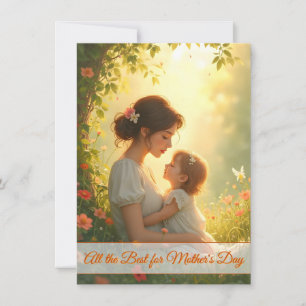 Tender Motherly Love in Blooming Light