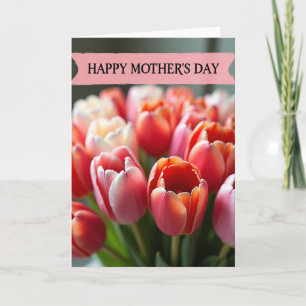 Tender Mothers Day Tulip Card