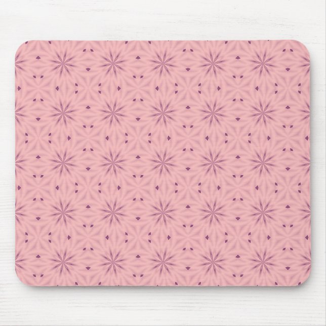 Tender Pink Pixels Mouse Mat (Front)