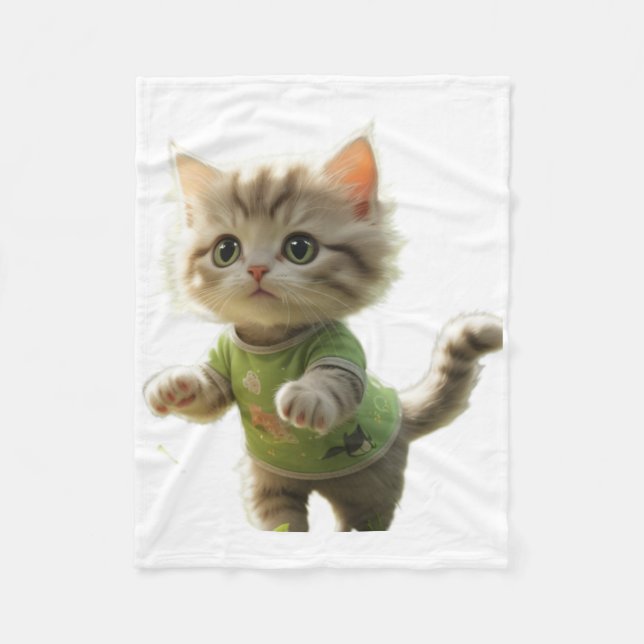 Tender Sticker  Fleece Blanket (Front)