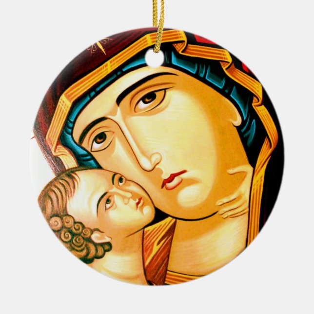 Tenderness Ceramic Tree Decoration (Front)