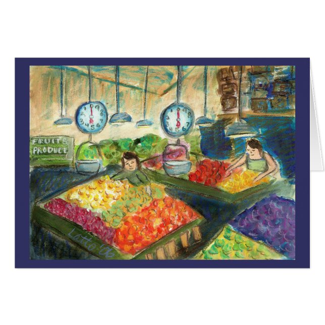 Tending the Produce Card (Front Horizontal)