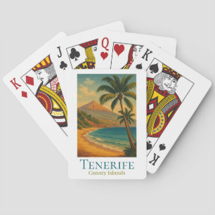 Tenerife Canary Islands Mount Teide Spanish Island Playing Cards
