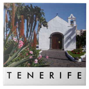Tenerife church ceramic tile