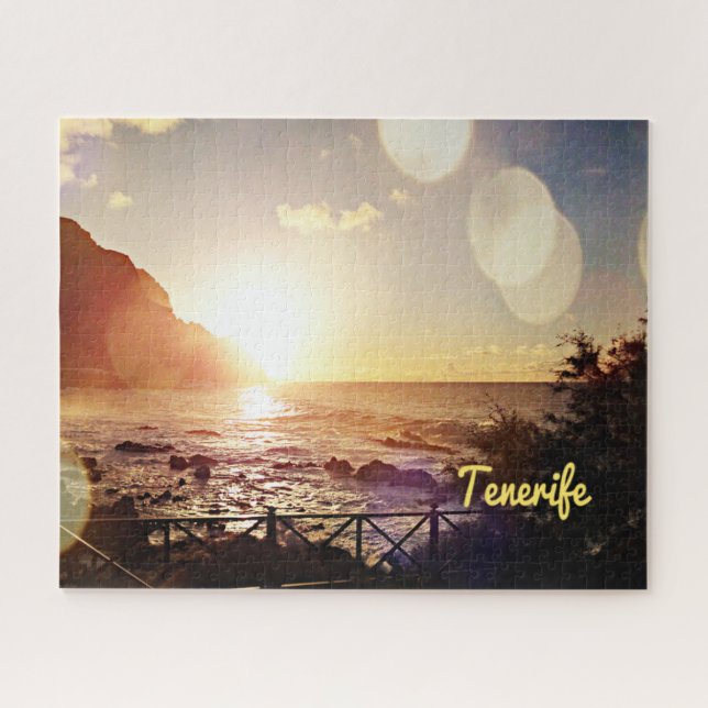 Tenerife,Evening Lights Jigsaw Puzzle (Horizontal)