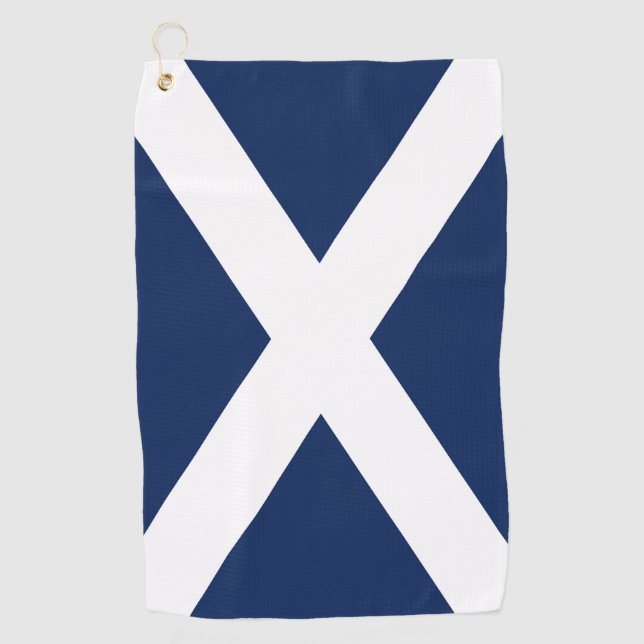 Tenerife flag symbol Scotland Scottish  Golf Towel (Front)