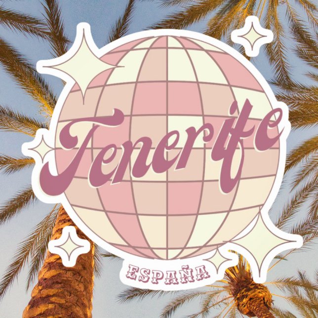 Tenerife Islas Canarias Spain travel decor Sticker (Creator Uploaded)