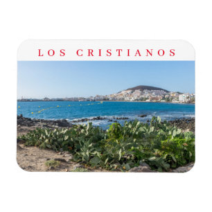Tenerife Los Cristianos view fridge magnet